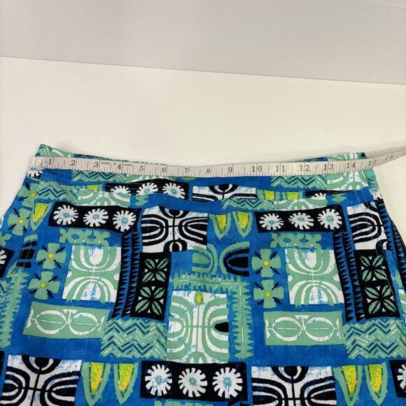 Ripskirt Hawaii Blue Mini Skirt Casual Resort Wear Size Small RR0859 - Picture 5 of 7